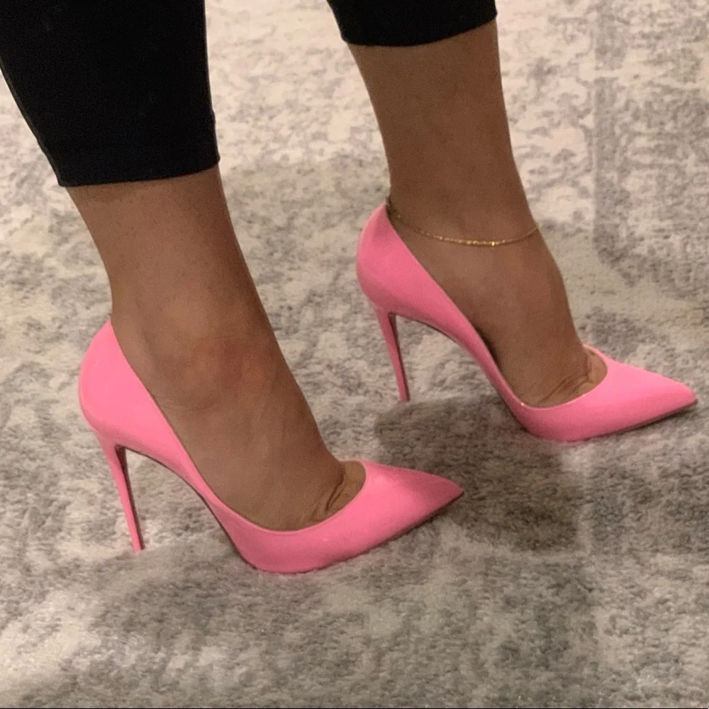 Christian Louboutin Pink Pumps Size 36.5 - Picture 6 of 8